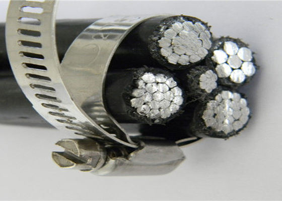 Baixa tensão BS 6622 revestimento de PVC de cabo distribuidor de corrente de ABC de 5 núcleos