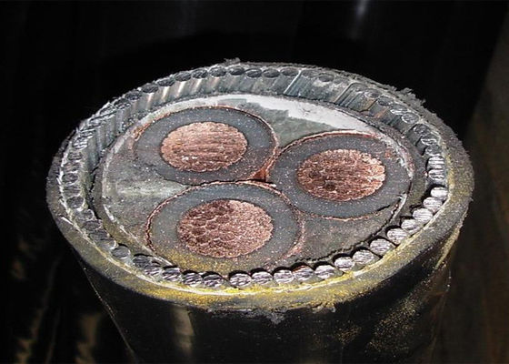 Cabo blindado do cobre subterrâneo do SWA 11kv para a transmissão de energia